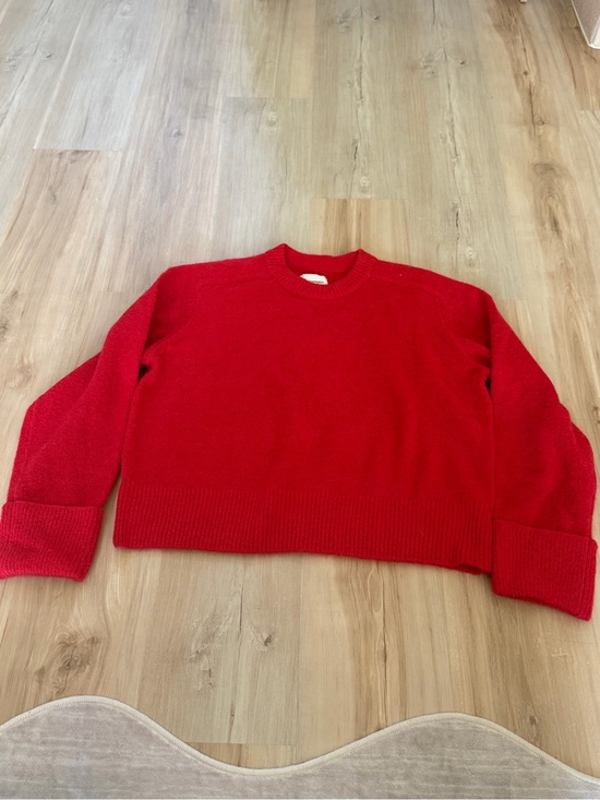 Abercrombie & Fitch Sweaters - Abercrombie & Fitch Red Crewneck Sweater